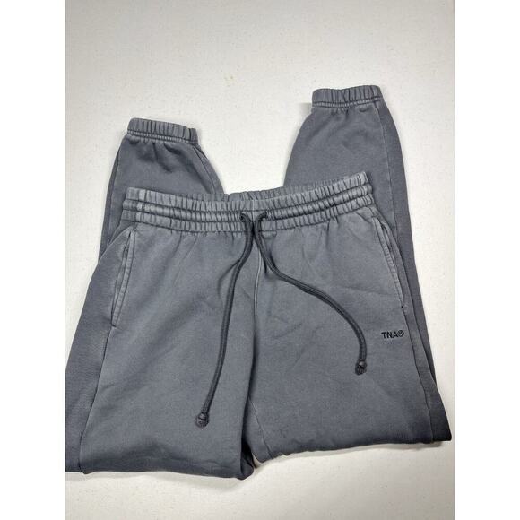 TNA Sweatfleece Cozy Fleece Pull On Casual Loungewear Sweatpants Boyfreind Fit S - Picture 1 of 7